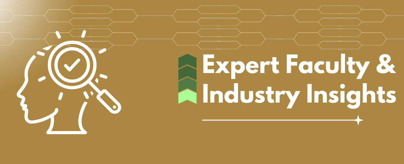 Expert Faculty and Industry Insights