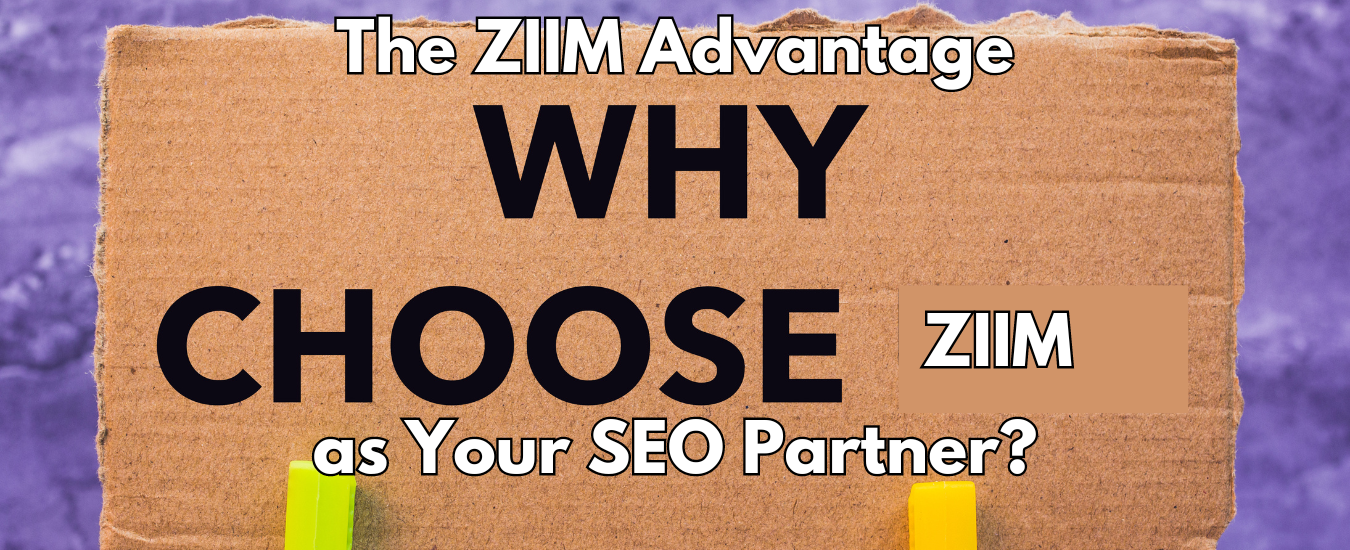 The ZIIM Advantage – Why Choose ZIIM as Your SEO Partner?
